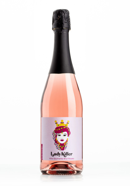lady killer -spumante rosè -brut-siciliano-vini-pintaudi-ttatta-go