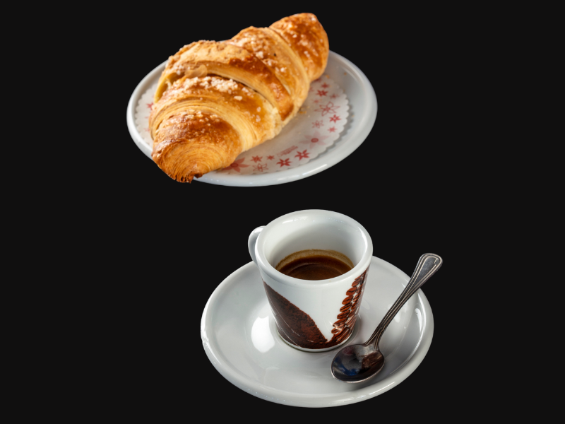 caffè e cornetto - bar cafarella - colazione - gliaca - messina - sicilia