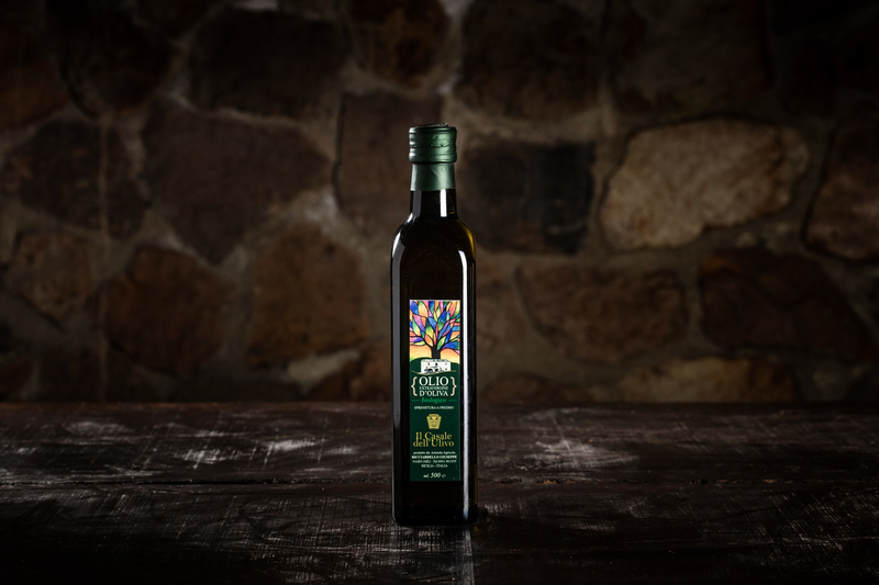 Olio Biologico Extravergine di oliva siciliano - Bottiglia da 500 ml