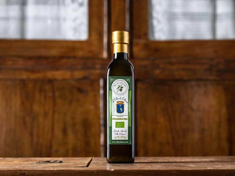 Olio extravergine di oliva siciliano biologico  – bottiglia Marasca 0,50 lt