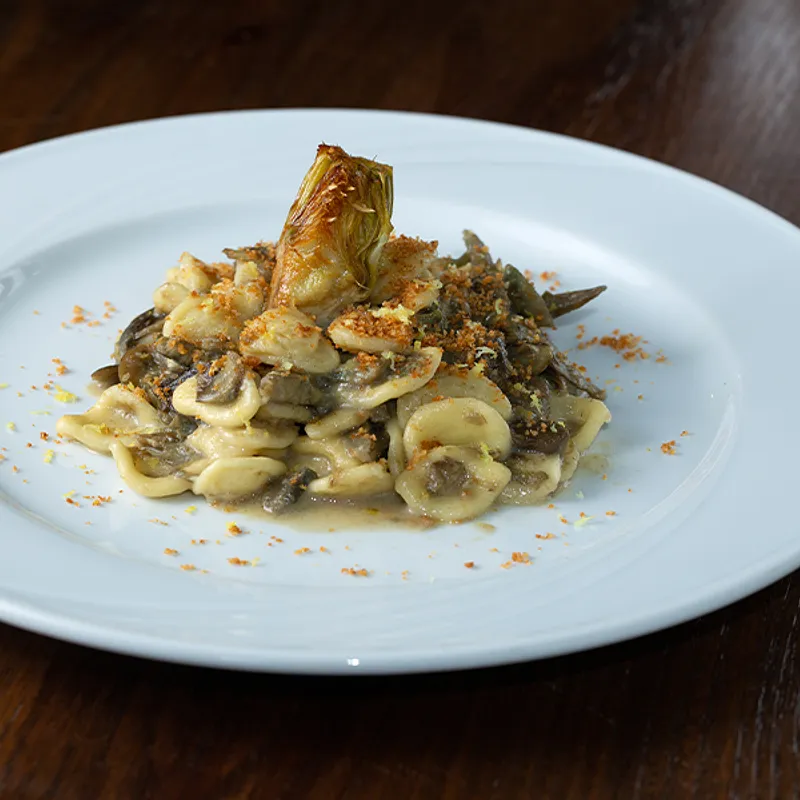 Orecchiette con carciofi — Unni Don Nino - Osteria Bar, Sant'Angelo di Brolo (photo 1)