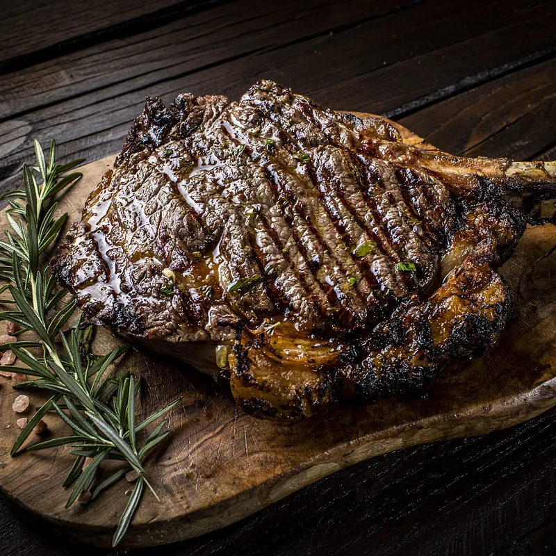 Bistecca Tomahawk — Osteria della carne, Sant'Angelo di Brolo (foto 1)