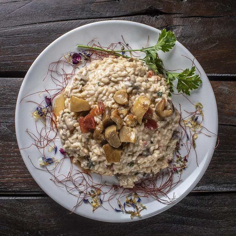 Risotto ai funghi porcini — Osteria della carne, Sant'Angelo di Brolo (photo 1)