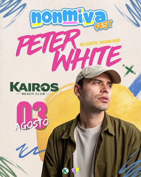 Peter White al Kairos Beach Club