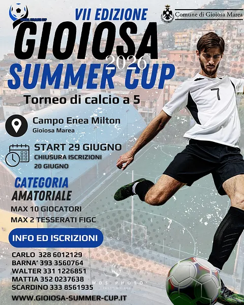 VII Edizione Gioiosa Summer Cup 2026 - Torneo di Calcio a 5