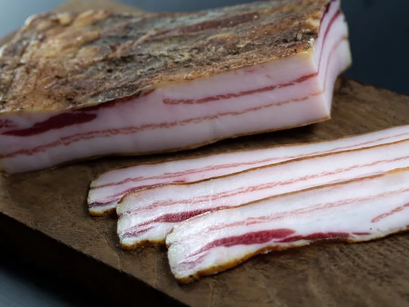 Pancetta tesa di suino nero dei Nebrodi