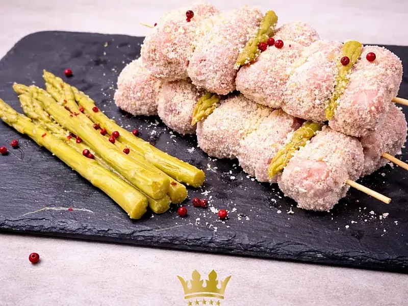 Braciole Siciliane Asparagi e Pancetta
