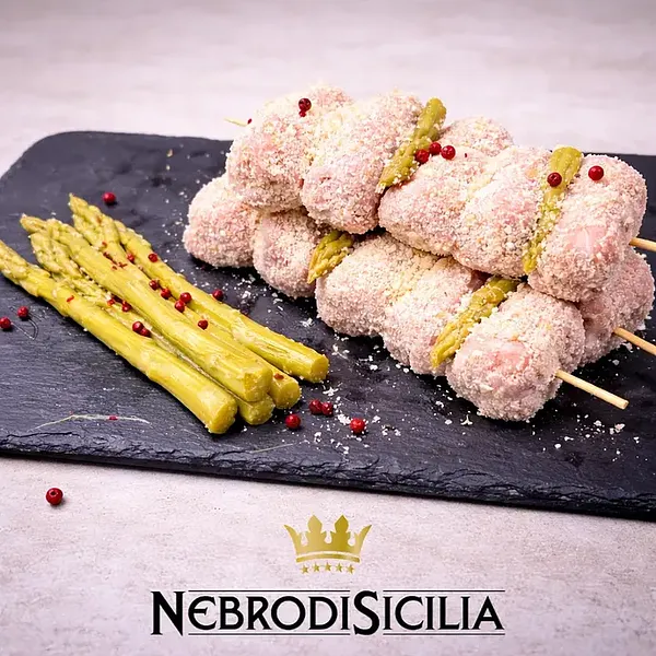 Braciole Siciliane Asparagi e Pancetta