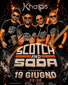 SCOTCH AND SODA LIVE al Khaos Pub — foto 1