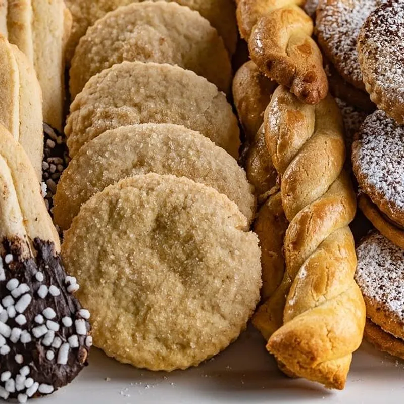 Biscotti di pasta frolla assortiti — foto 2