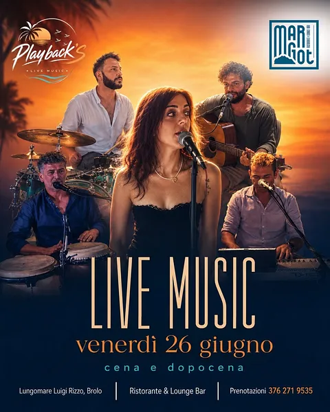 Playbacks Live Band al Margot