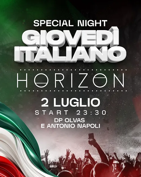 Giovedì italiano all'Horizon 