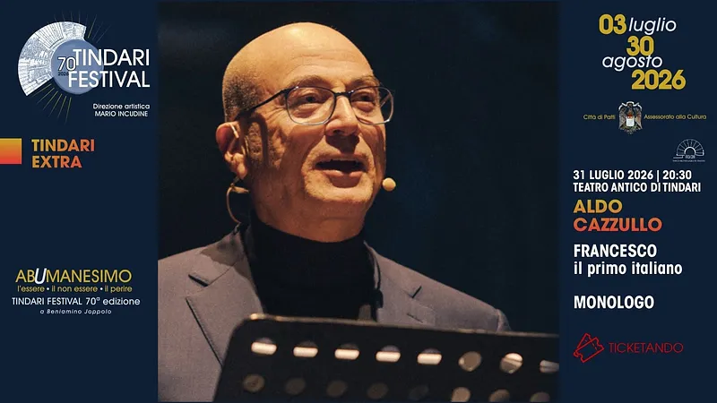 ALDO CAZZULLO Francesco il primo itliano | TINDARI FESTIVAL 70 | Extra
