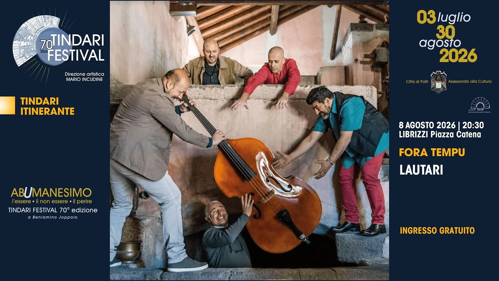 LAUTARI | TINDARI FESTIVAL 70 | Itinerante · Ttattà Go