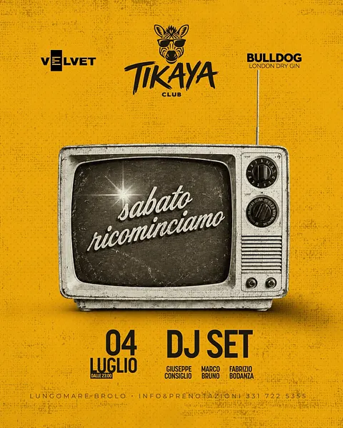 Sabato Ricominciamo al Tikaya Club