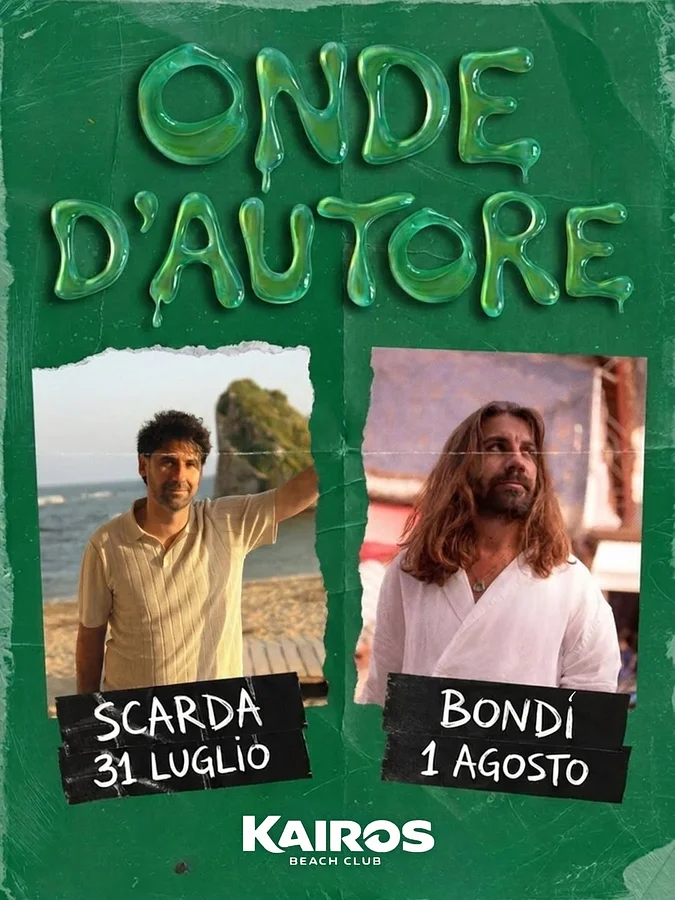 Onde D'Autore - Scarda e Alessio Bondi al Kairos Beach Club · Ttattà Go