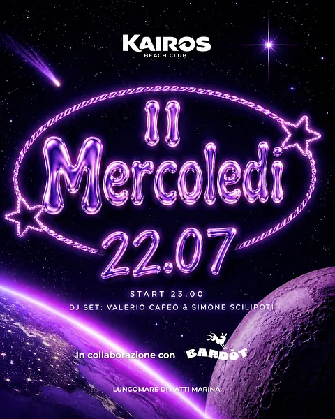 Il Mercoledì al Kairos Beach Club
