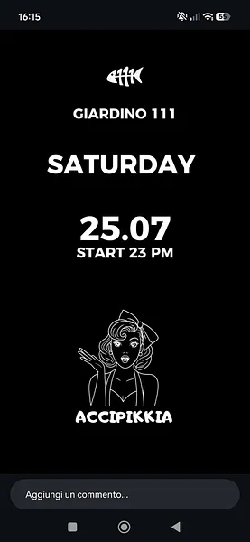 ACCIPIKKIA - Saturday al giardino 111