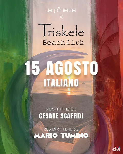 Ferragosto al Triskele Beach Club