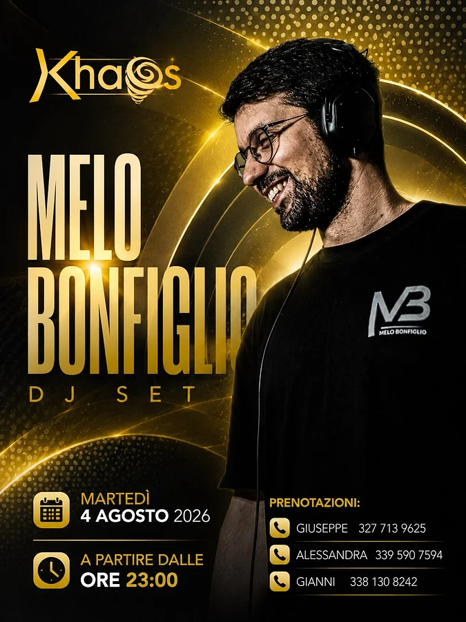 Melo Bonfiglio dj set - Khaos Pub · Ttattà Go