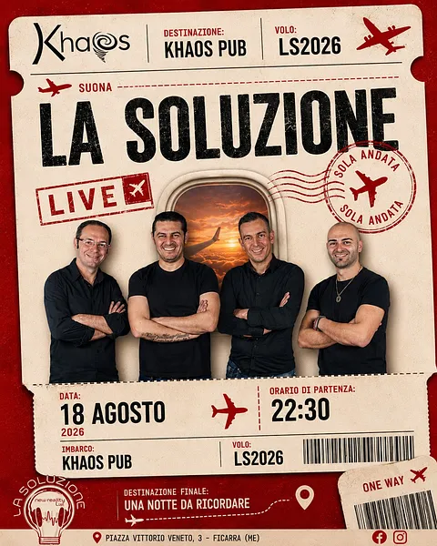 La Soluzione live al Khaos