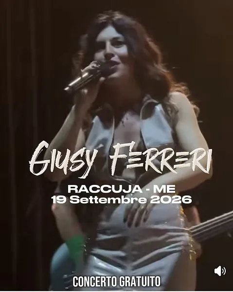 Giusy Ferreri in concerto a Raccuja