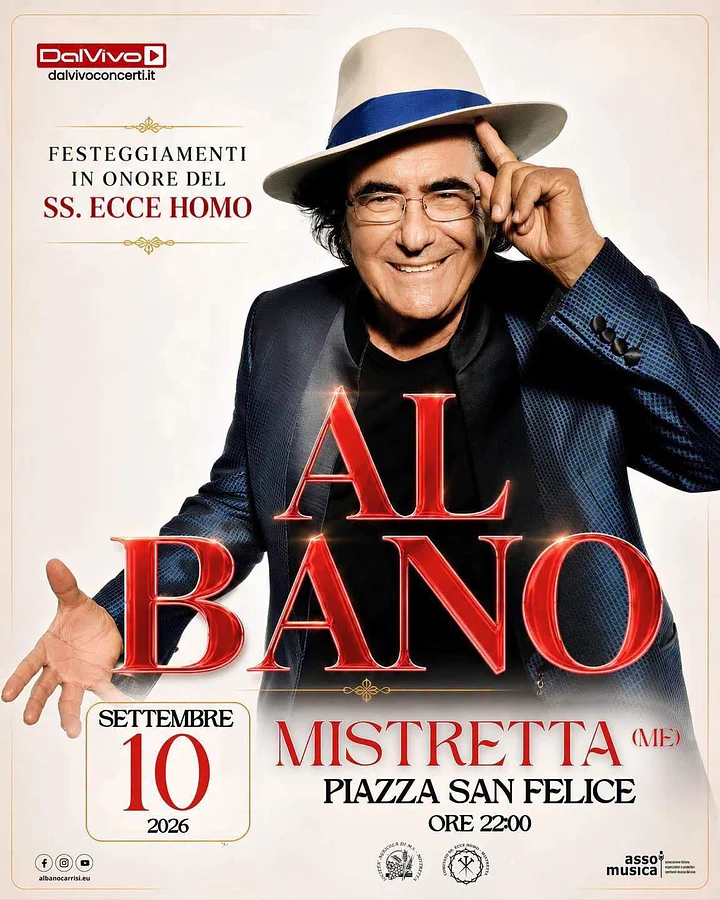 Albano in concerto a Mistretta · Ttattà Go