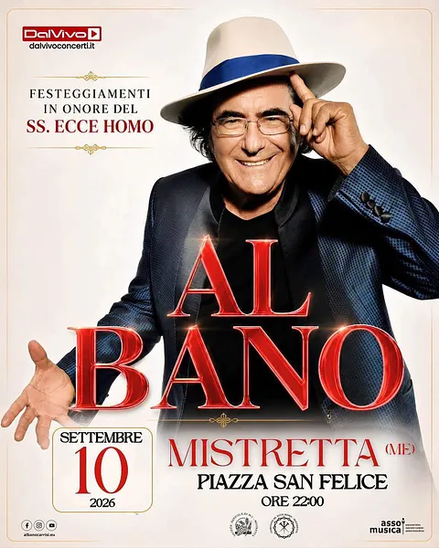 Albano in concerto a Mistretta