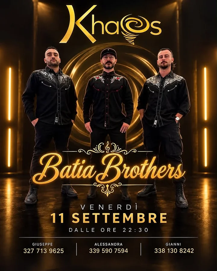 Batia Brothers Live al Khaos Pub · Ttattà Go