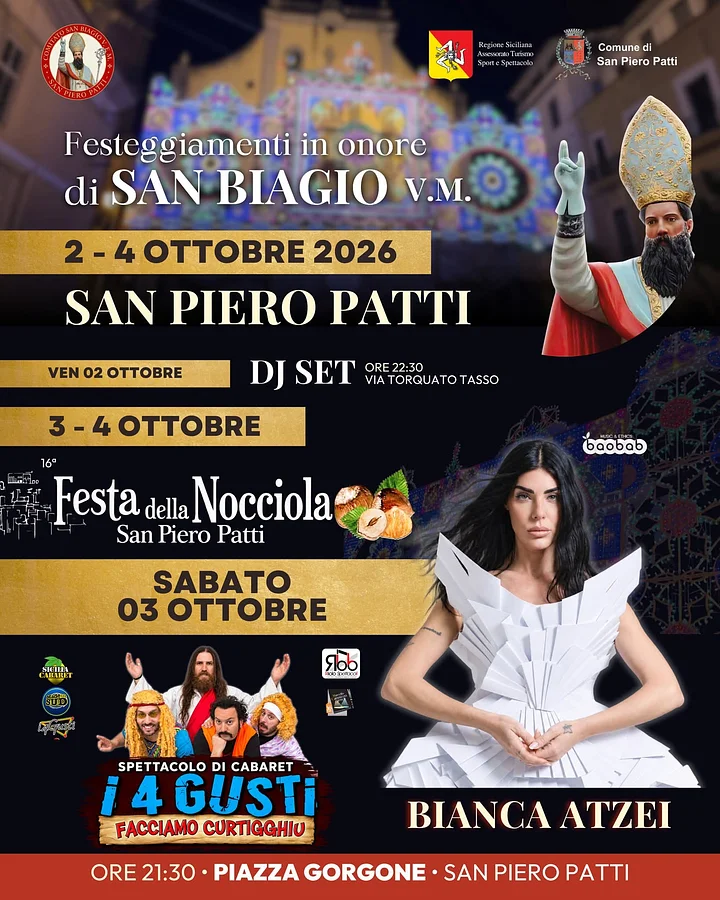 Festeggiamenti in onore di San Biagio a San Piero Patti · Ttattà Go