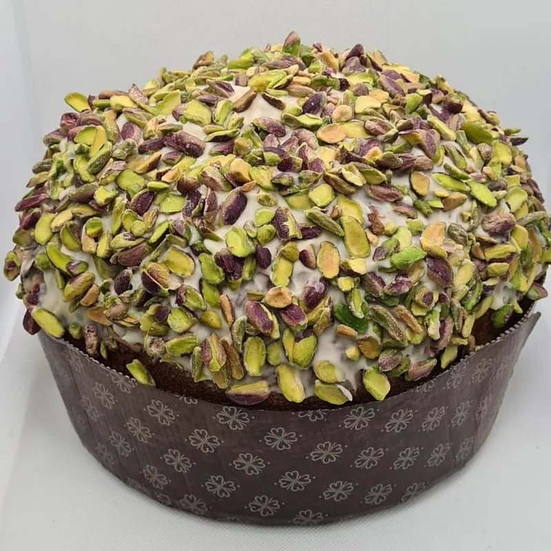 Panettone artigianale al pistacchio — DiVino Lounge Bar, Gioiosa Marea (photo 1)
