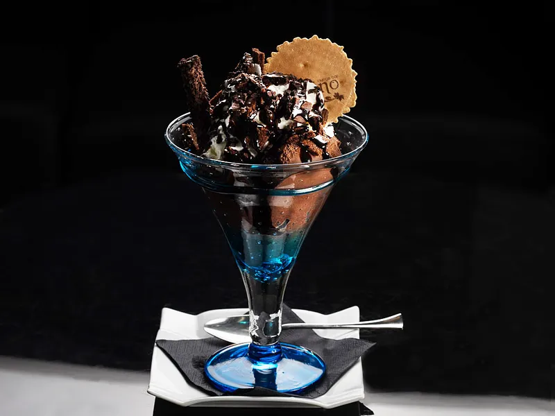 Coppa di gelato artigianale