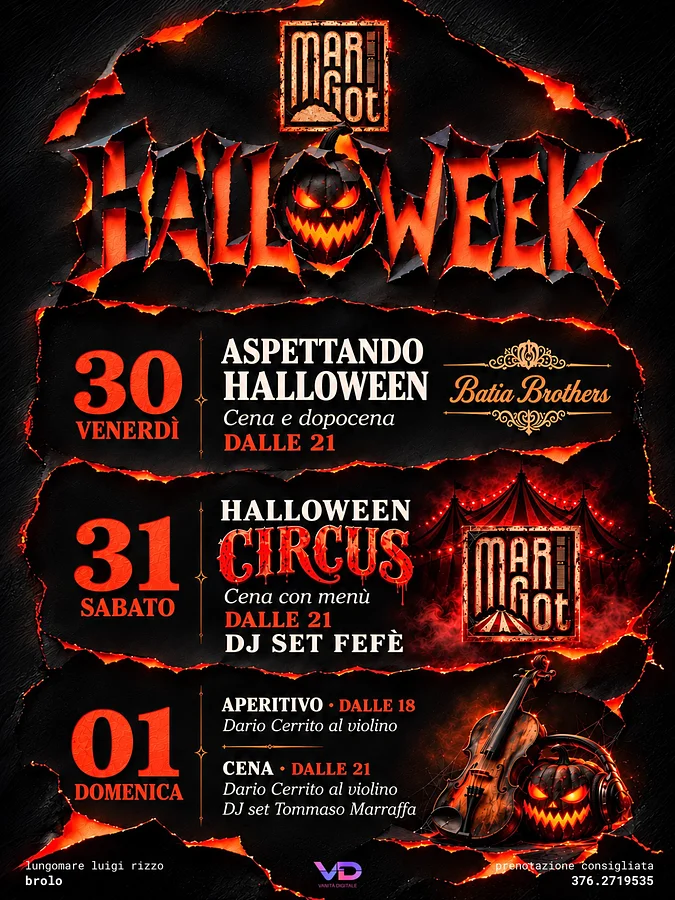 Halloweek al Margot · Ttattà Go