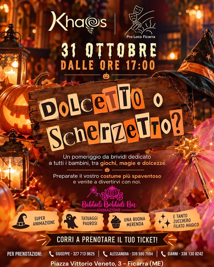 Dolcetto o scherzetto al Khaos Pub · Ttattà Go